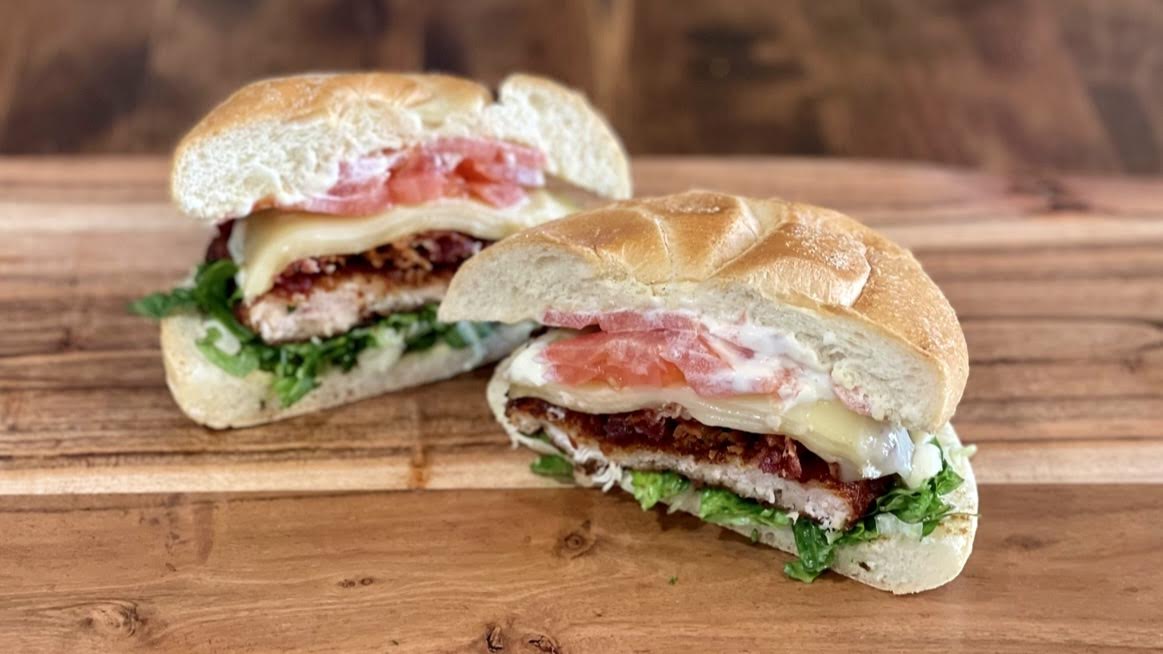 Order G28. Chicken Club Sandwich food online from Empire Bagels store, Brewster on bringmethat.com
