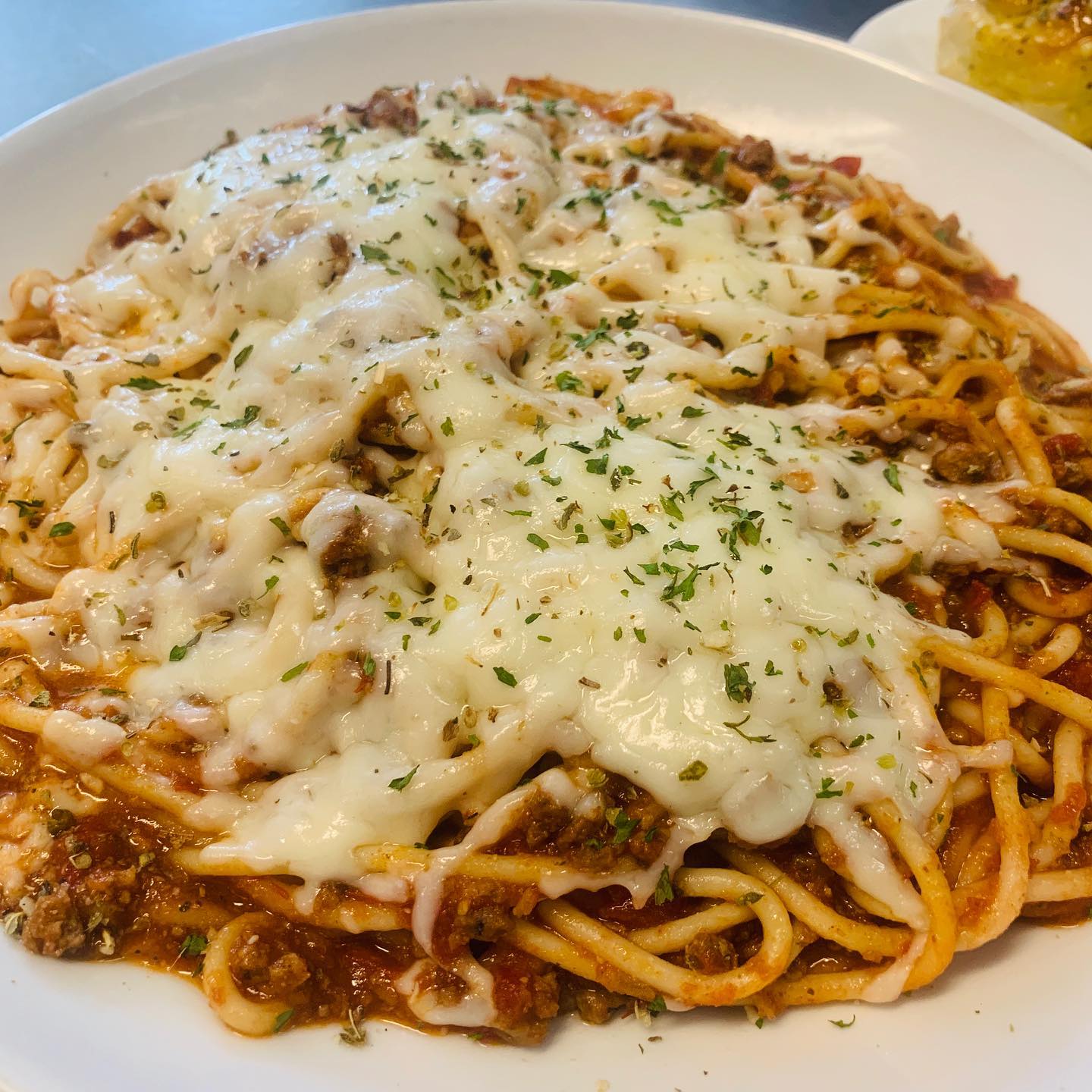 Order Spaghetti food online from Primavera Pizza store, Matthews on bringmethat.com
