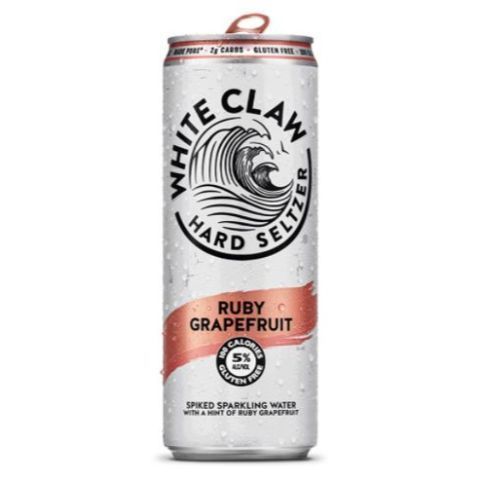 Order White Claw Hard Seltzer Grapefruit 24oz Can food online from 7-Eleven store, Flagler Beach on bringmethat.com