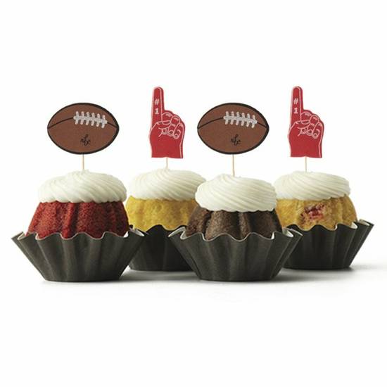 Order NEW! Football Bundtinis® - Signature Assortment food online from Nothing Bundt Cakes store, San Marcos on bringmethat.com