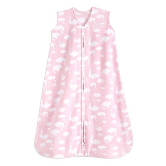 Order HALO® SleepSack® Medium Swan Fleece Wearable Blanket in Pink food online from Bed Bath & Beyond store, Brunswick on bringmethat.com