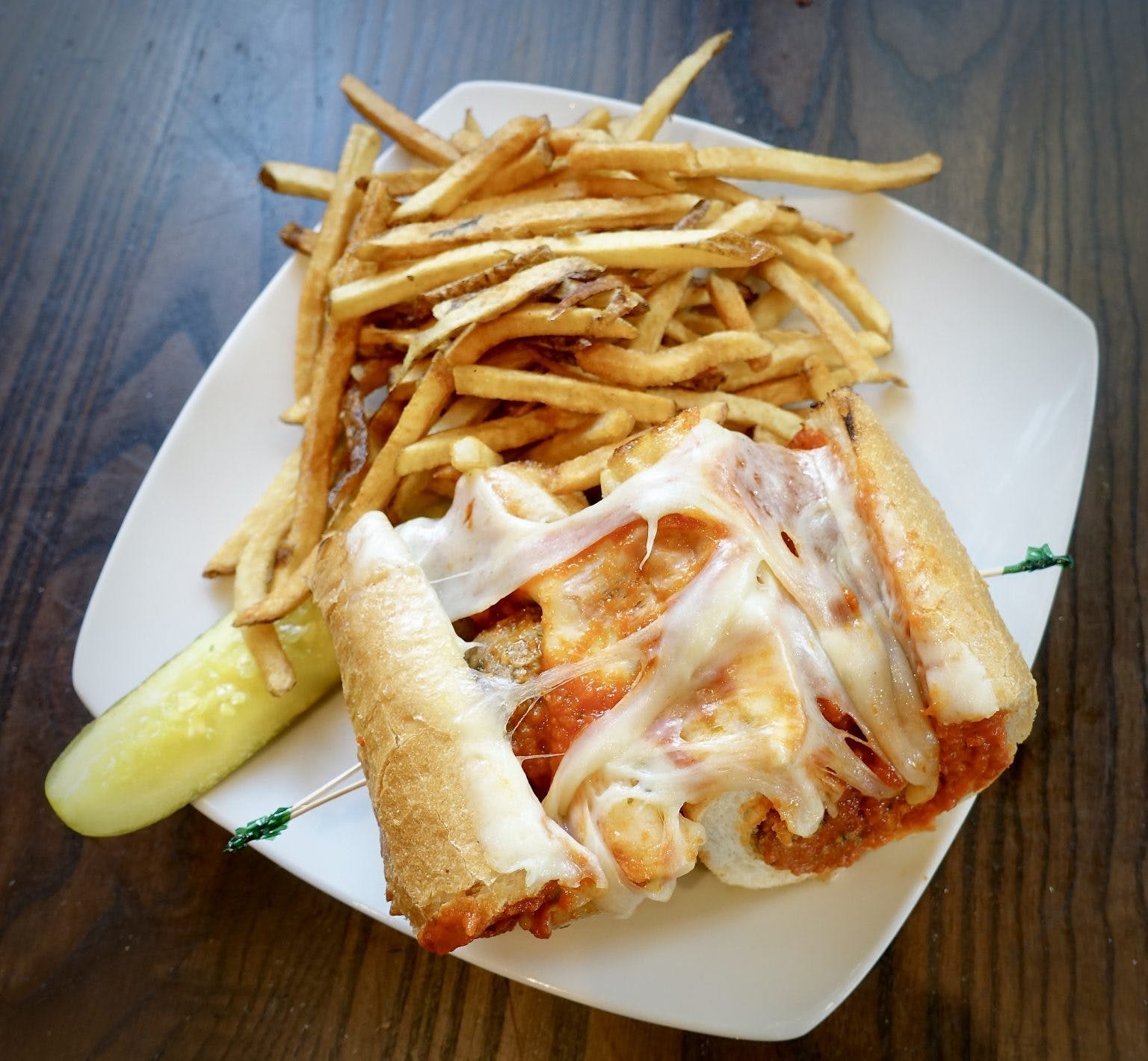 Order Homemade Meatball Sandwich - 8" food online from Coal Fire Pizza store, Gambrills on bringmethat.com