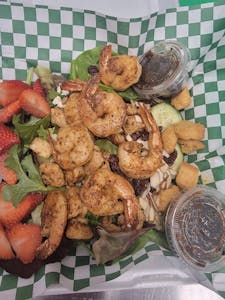Order All Summer Long Salad with Shrimp food online from Mamie G store, Rosenberg on bringmethat.com