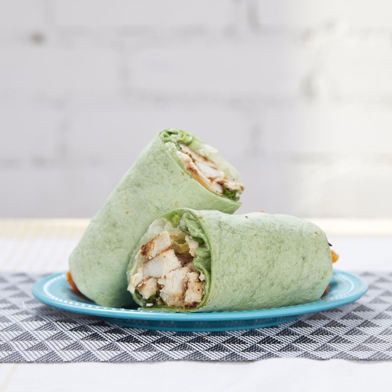 Order Chicken Caesar Wrap food online from Muscle Maker Grill store, New York on bringmethat.com