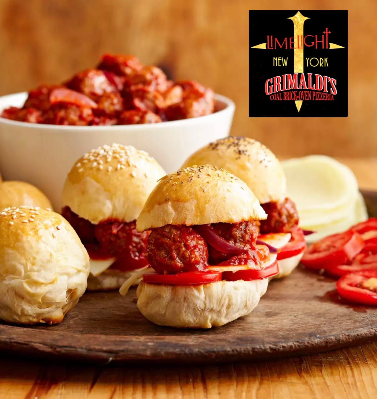 Order Meatball Sliders - 3 Pieces food online from 125th Pizza Of Harlem store, Harlem on bringmethat.com
