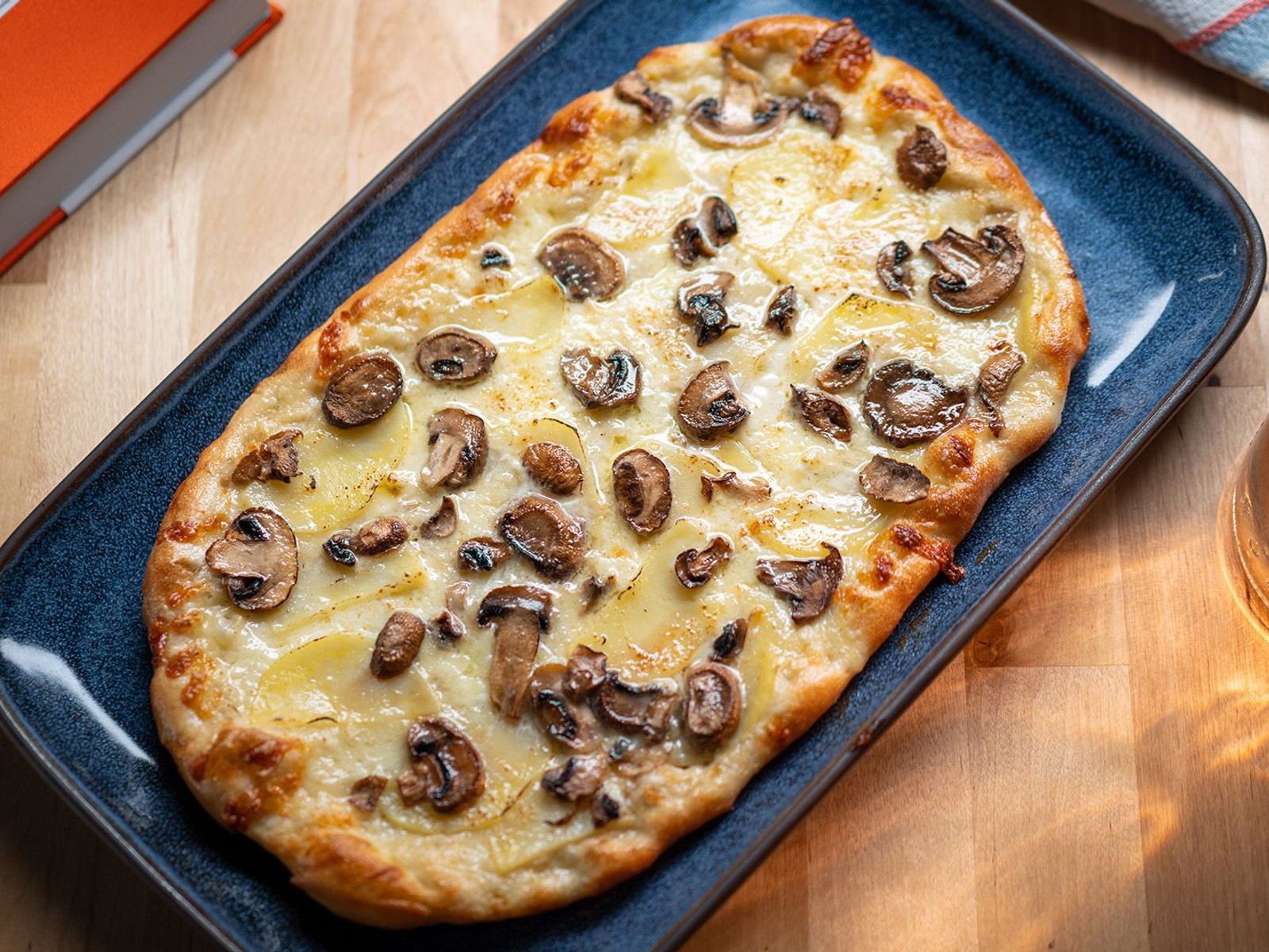 Order Truffled Mushroom + Potato Pizza 1Ft food online from Cheebo store, Los Angeles on bringmethat.com