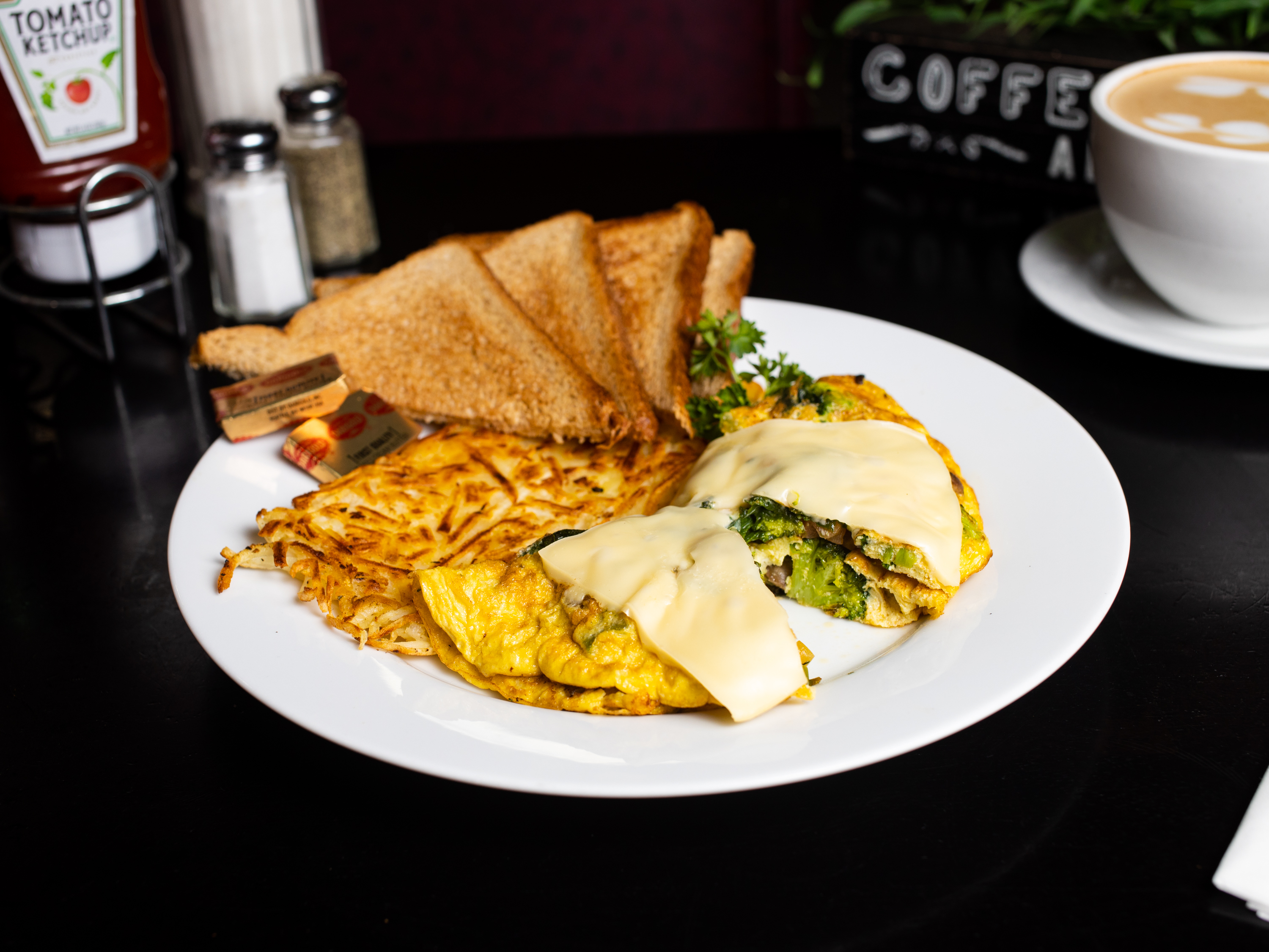 Order Vegetarian Omelette food online from Red Cafe store, San Francisco on bringmethat.com