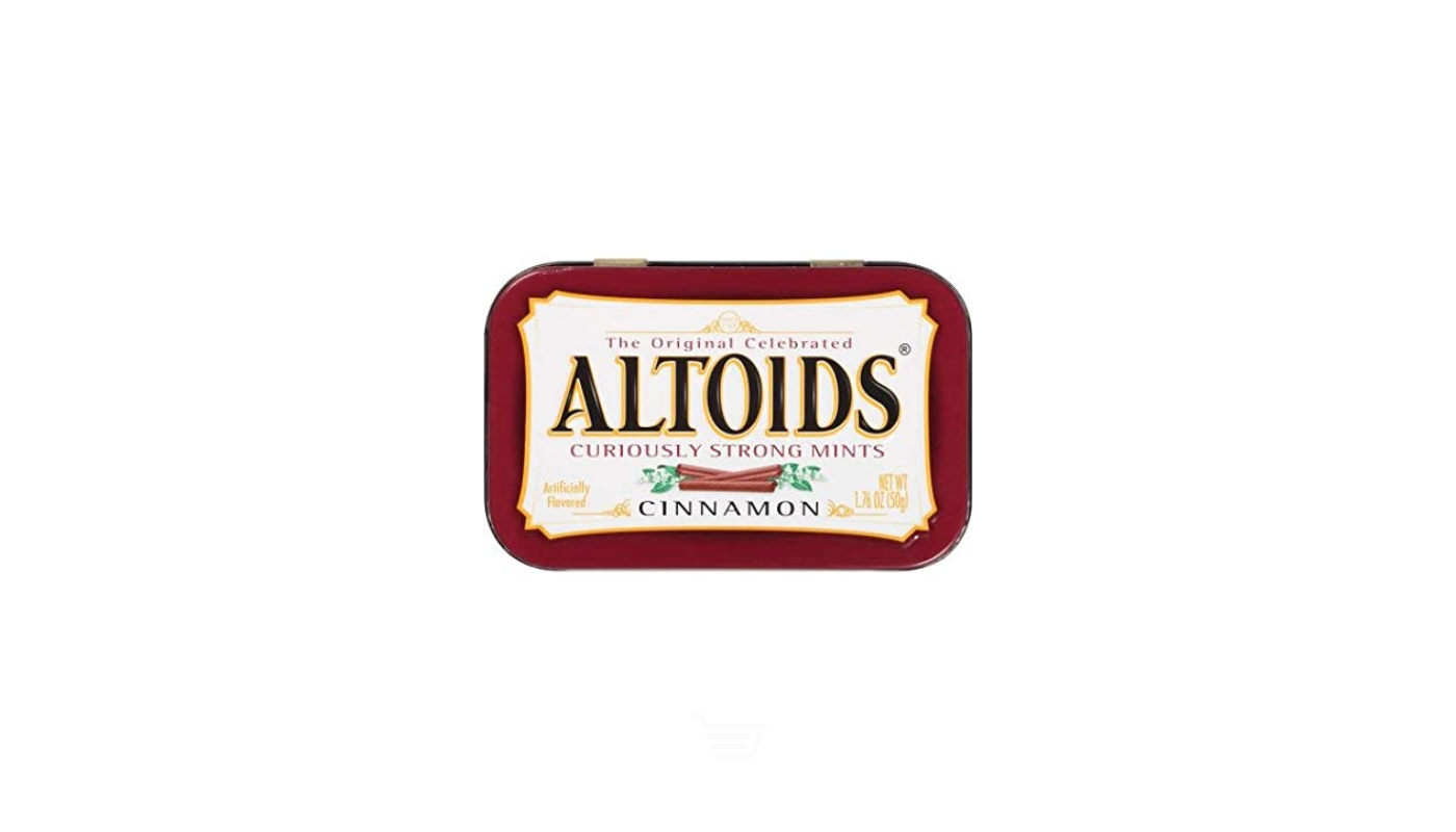 Order Altoids Mints Cinnamon 1.76 oz food online from Orcutt Liquor & Deli store, Orcutt on bringmethat.com