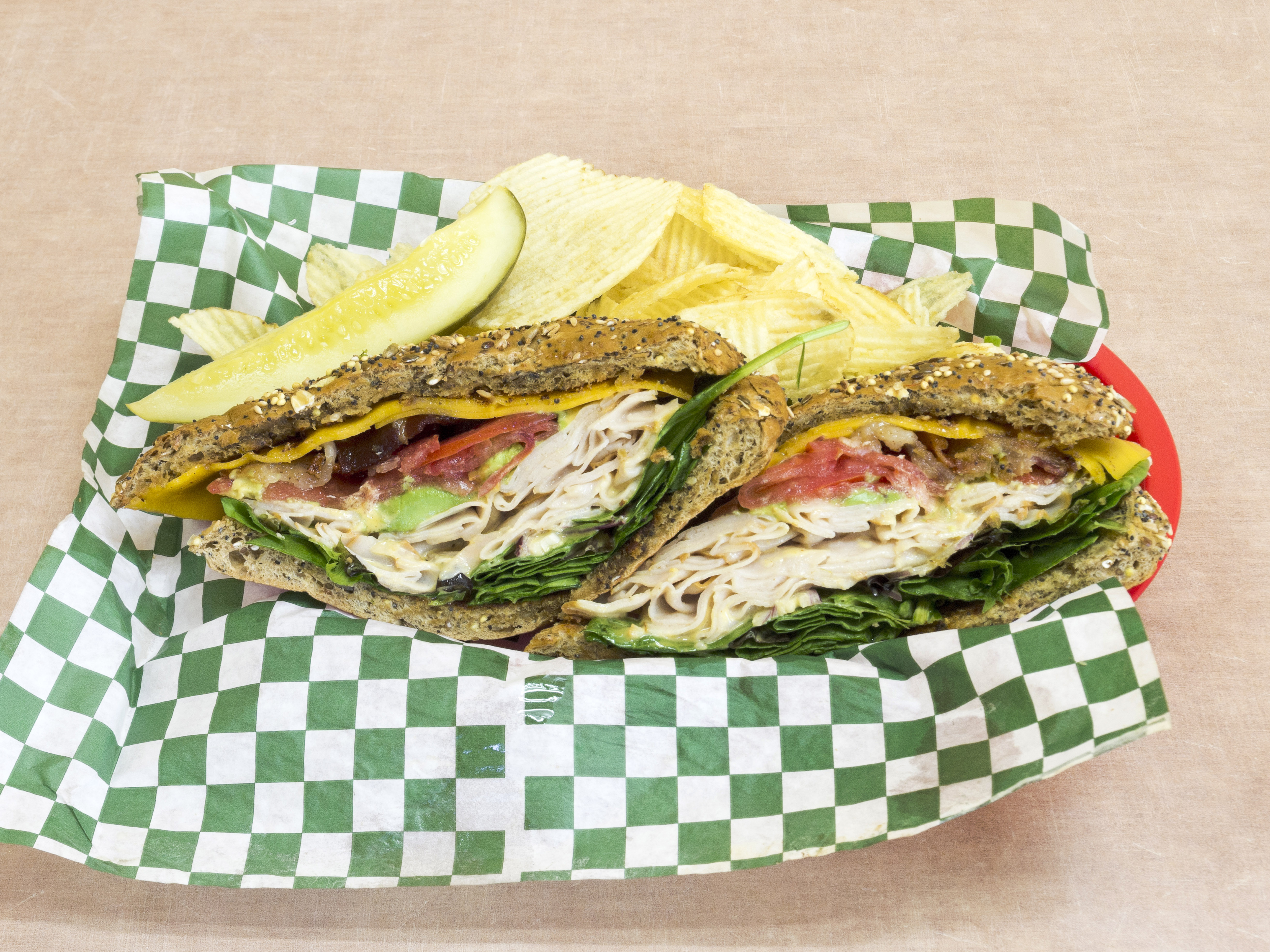 Order California Club Sandwich food online from Weinbergers Deli store, Grapevine on bringmethat.com