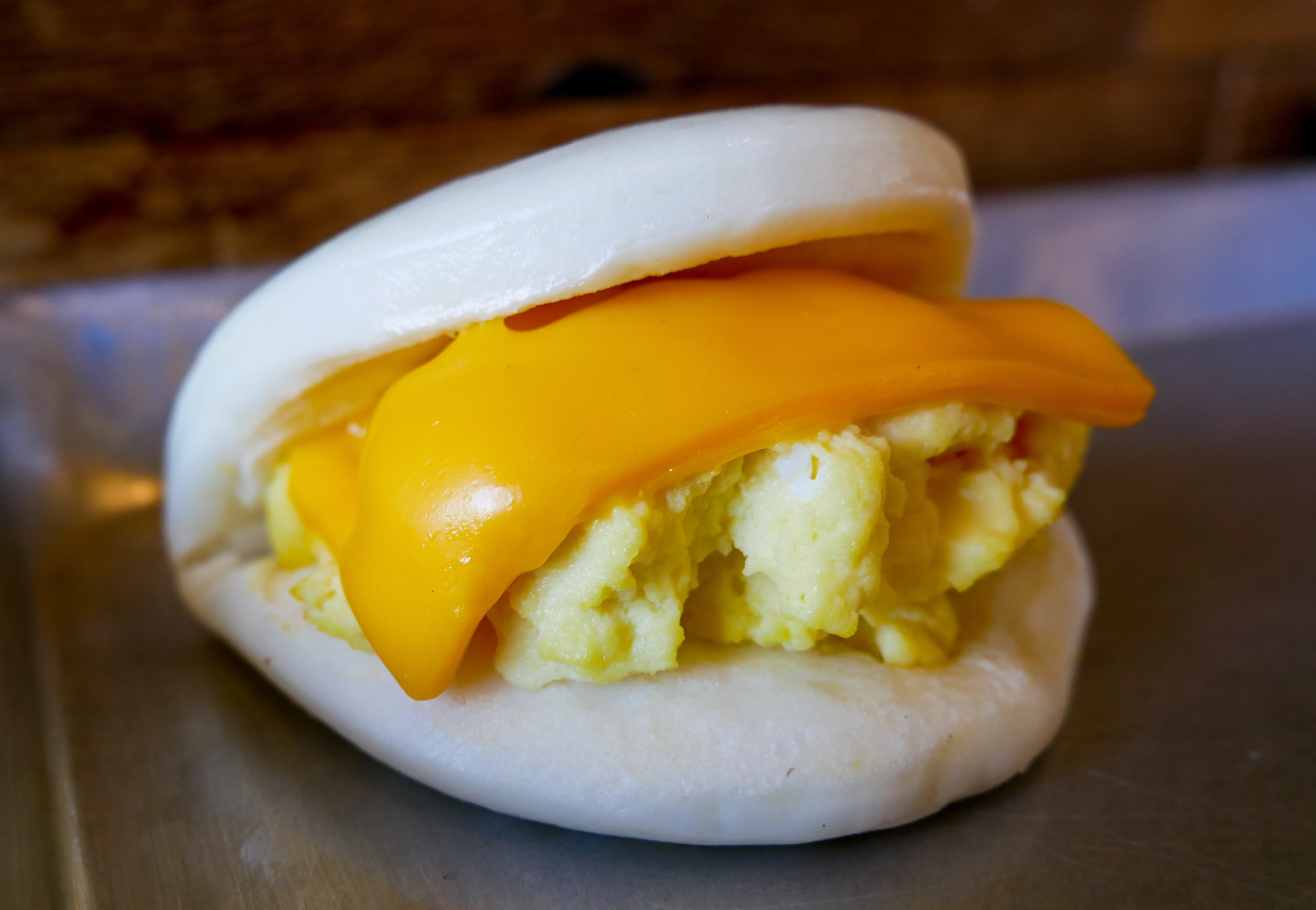 Order Cheese & Egg Bao food online from Fat Bao-Upper Kirby store, Houston on bringmethat.com