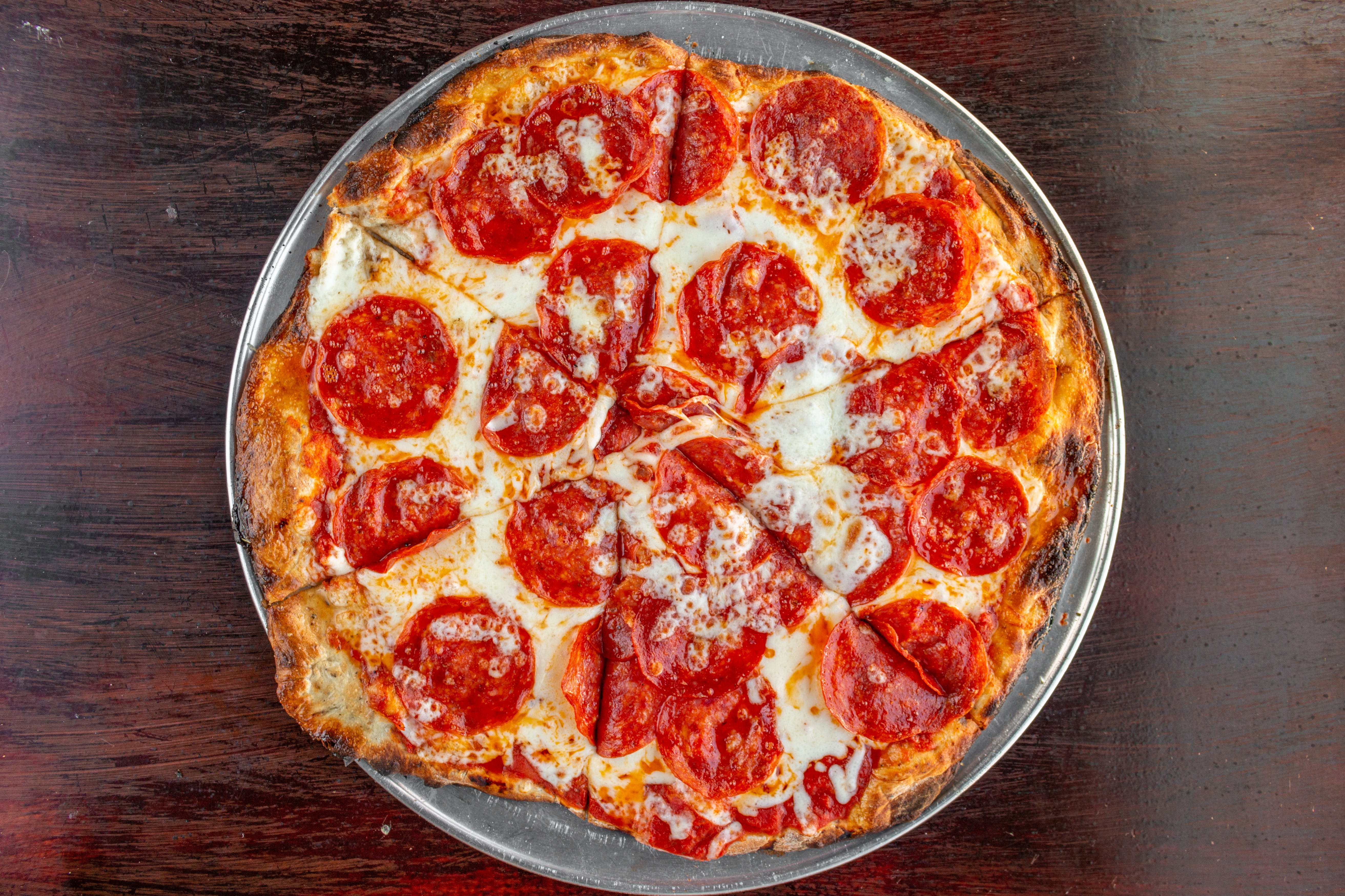 Order Pepperoni Pizza - 16" food online from Brewability Lab store, Englewood on bringmethat.com