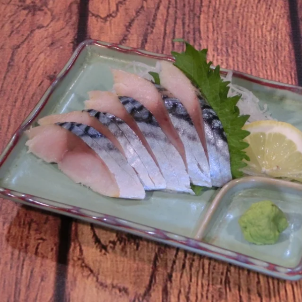 Order Mackerel Sashimi food online from Izakaya Takasei store, Fullerton on bringmethat.com
