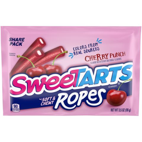 Order SWEETARTS Soft & Chewy Ropes Cherry Punch Candy 3.5oz Bag food online from Stripes store, Woodway on bringmethat.com