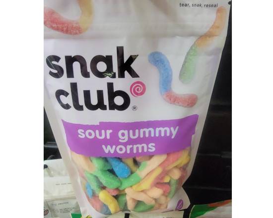 Order Snack club Sour gummy worms  food online from Hub Market & Deli store, San Diego on bringmethat.com
