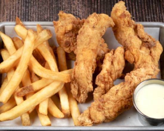 Order 5 Tenders Country Fried with Gravy food online from Lickity Chicken store, San Marcos on bringmethat.com