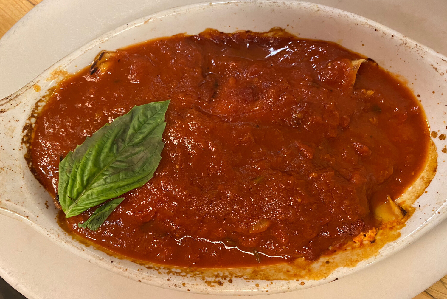 Order Manicotti with Tomato Sauce food online from Piccolo store, Bellmore on bringmethat.com