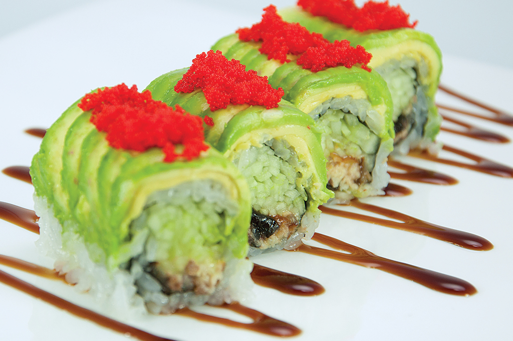 Order Dragon Roll food online from Toro Sushi Bar store, Montclair on bringmethat.com