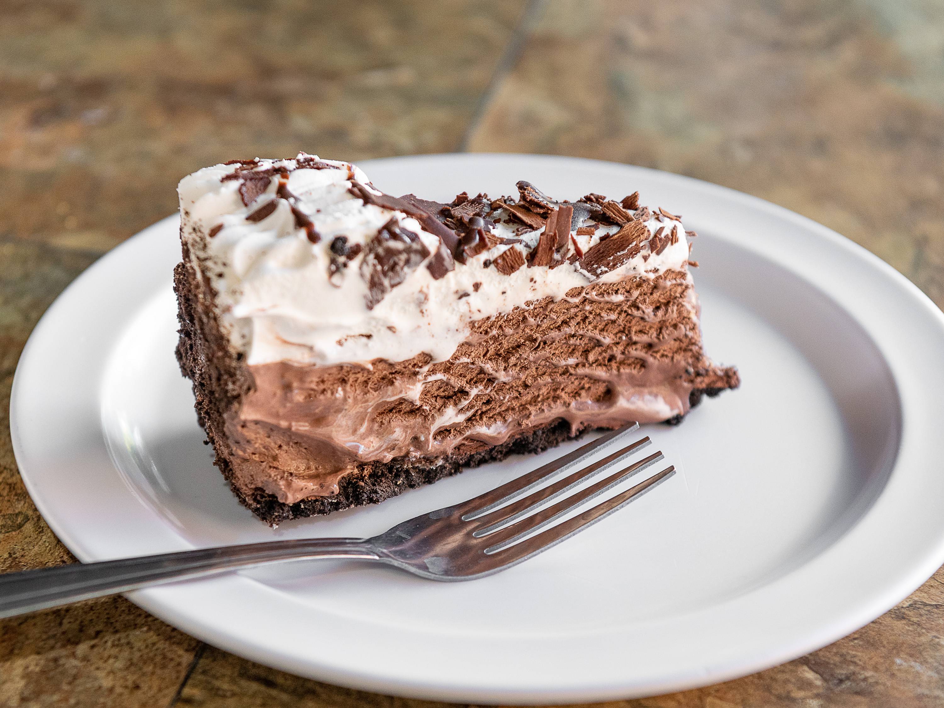 Order  Chocolate Mousse Cake food online from Italian Express store, Westwood Village on bringmethat.com