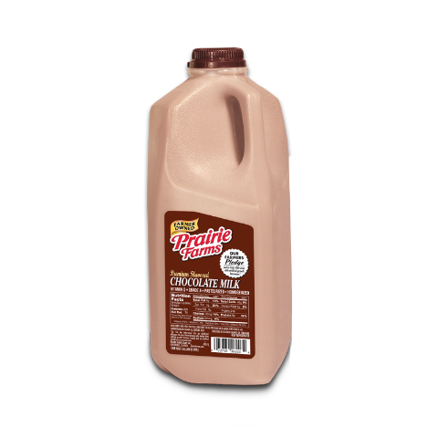 Order Prairie Farms Chocolate Milk Half Gallon food online from 7-Eleven store, Naperville on bringmethat.com