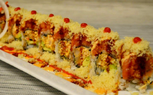 Order Fire Cracker Roll food online from Kino Sushi store, Los Angeles on bringmethat.com