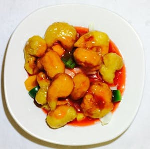 Order R25. Sweet & Sour Shrimp food online from Peking Express store, Grandview on bringmethat.com