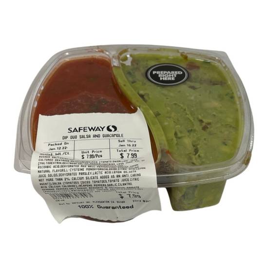 Order Dip Duo Salsa And Guacamole (1 package) food online from Albertsons store, Eugene on bringmethat.com