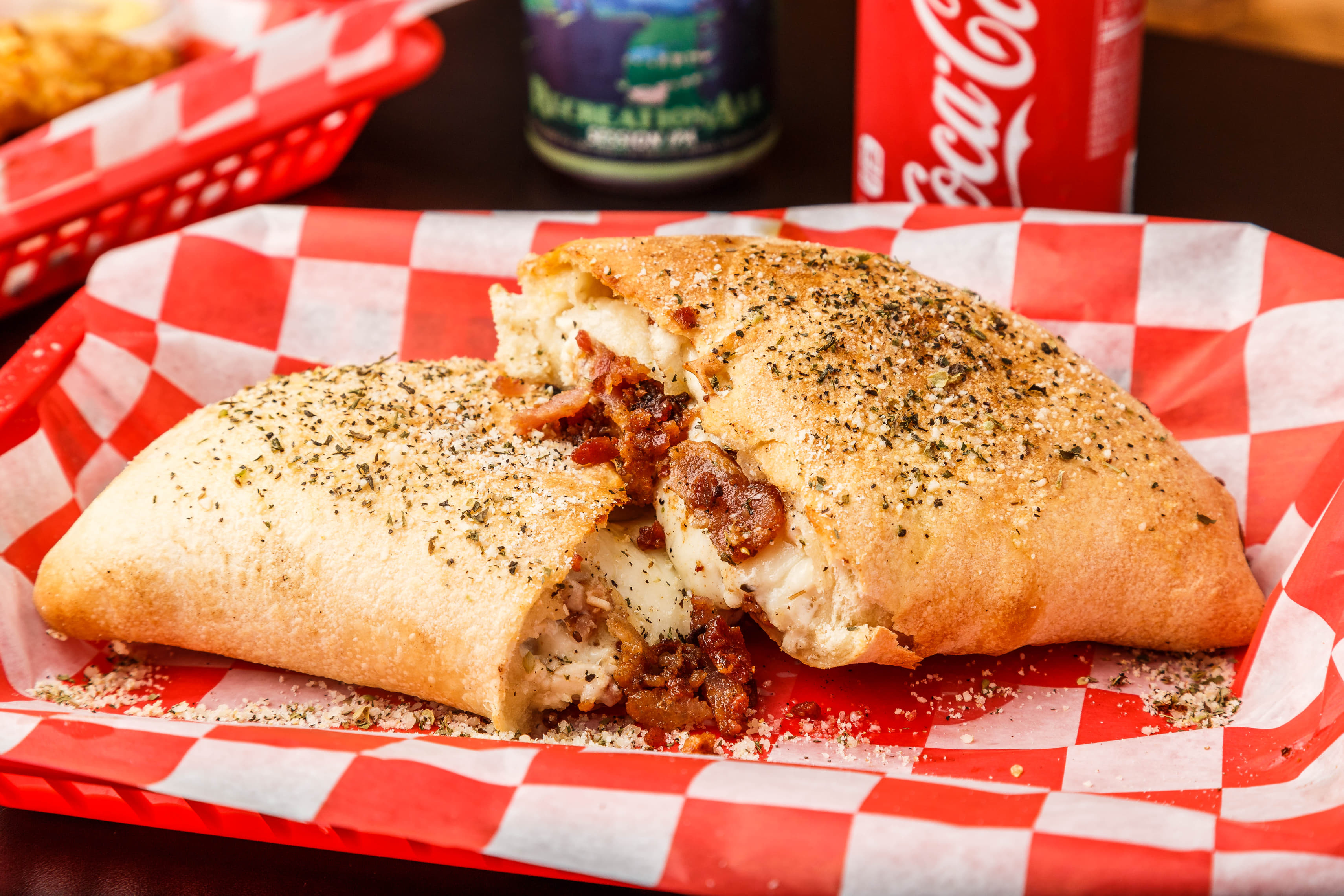 Order Chicken Bacon Ranch Calzone food online from Eddie's Calzones store, Columbia on bringmethat.com