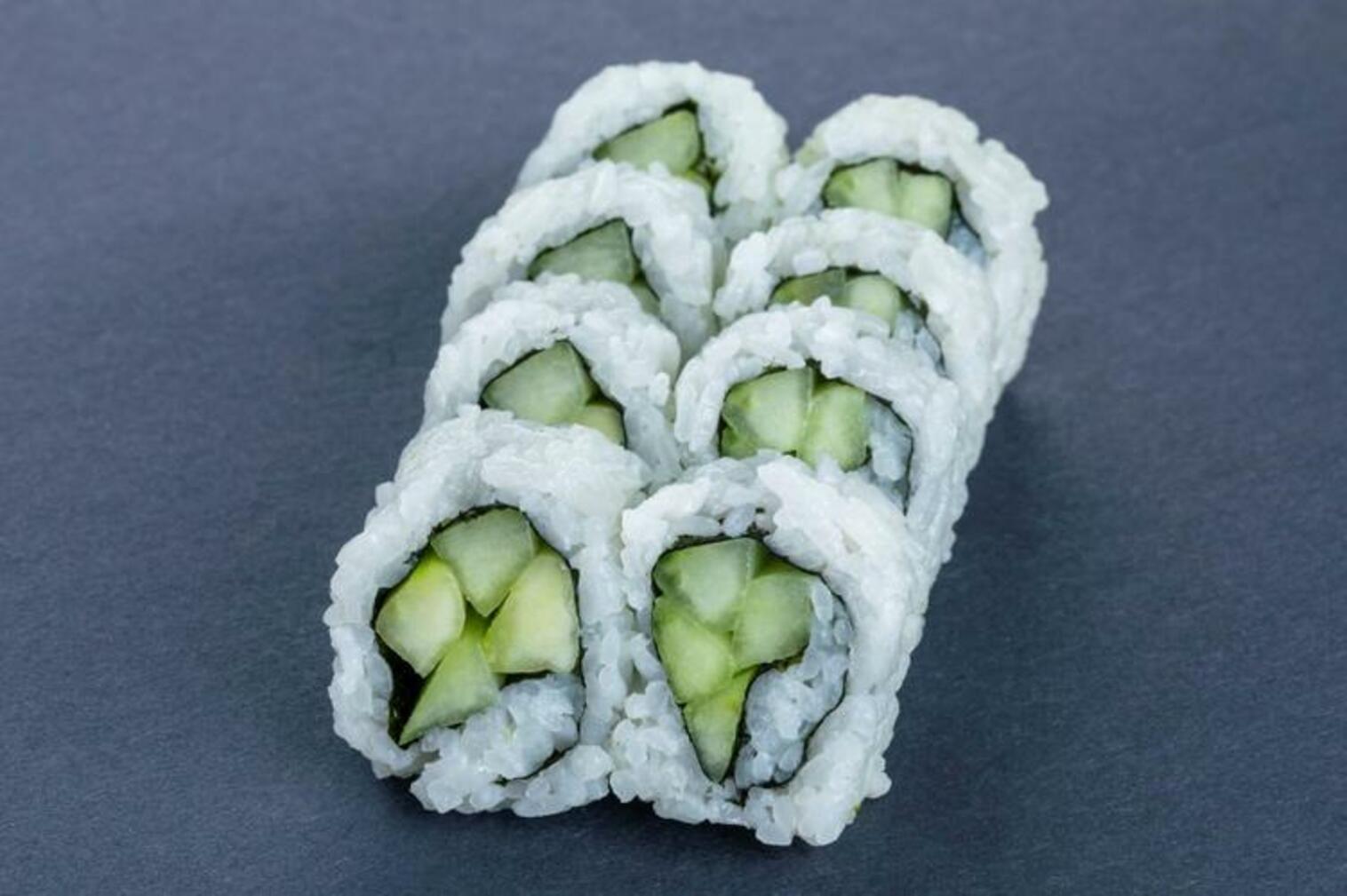 Order (e168) Cucumber Roll food online from Sushi Stop store, Los Angeles on bringmethat.com