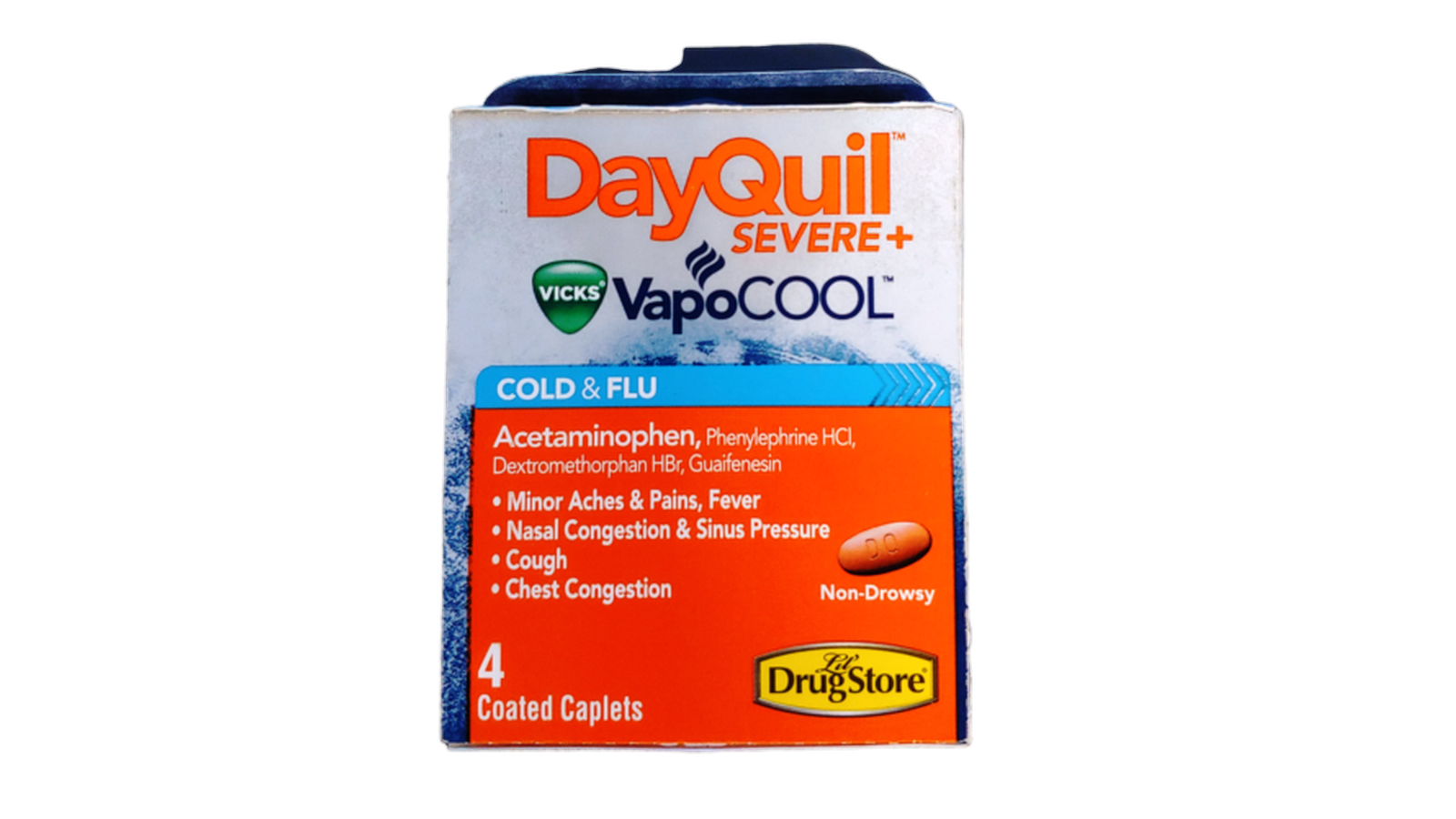 Order Lil Drug Store Drug Store Dayquil Severe- 6 Ct food online from Lula Convenience Store store, Evesham on bringmethat.com