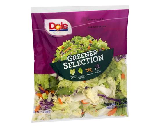 Order Dole · Greener Selection Salad (12 oz) food online from Shaw's store, Raynham on bringmethat.com
