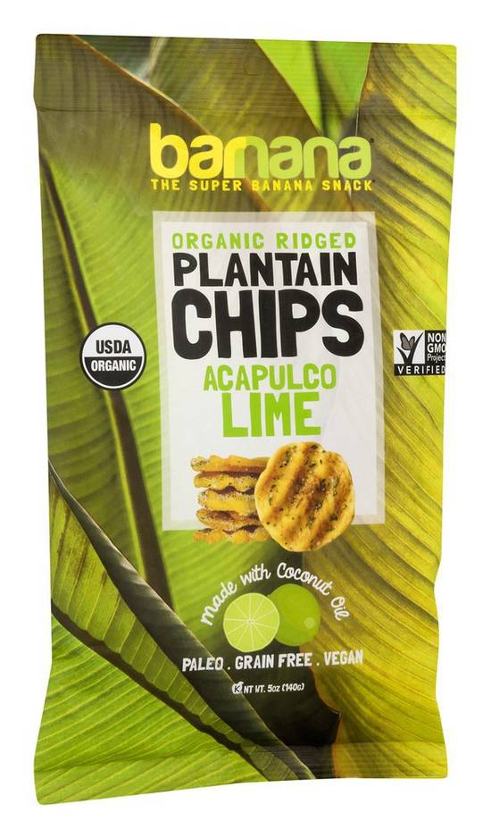 Order Barnana Organic Plantain Chips Acapulca Lime (5 oz) food online from Rite Aid store, Eugene on bringmethat.com