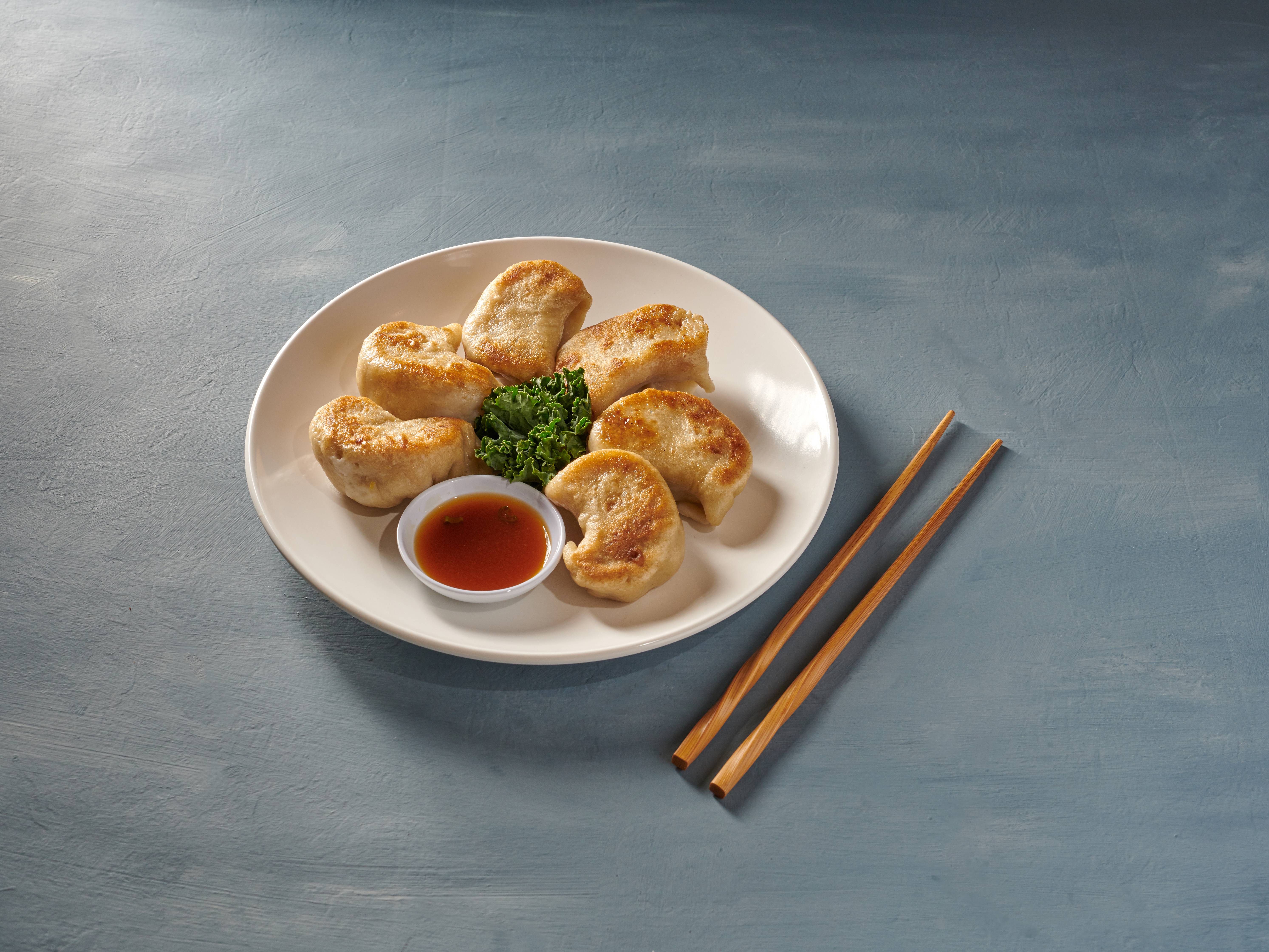 Order Fried Meat Dumplings food online from Little China Cafe store, Washington on bringmethat.com