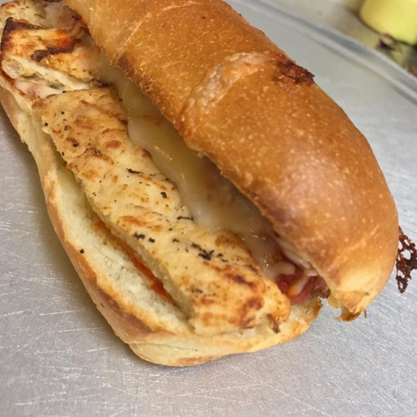 Order Chicken Parmesan Sandwich food online from Aladino Pizza store, Brentwood on bringmethat.com