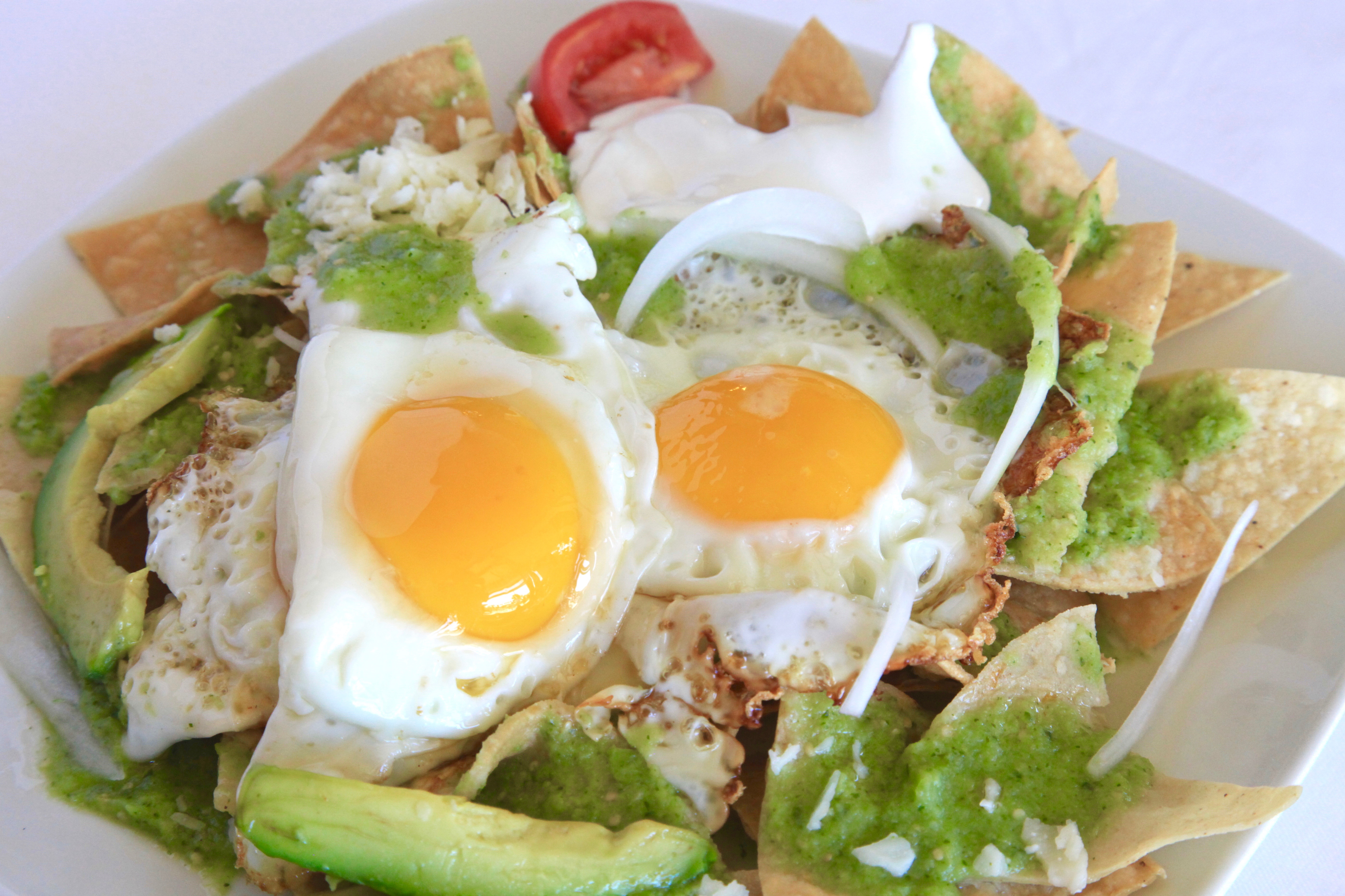 Order Chilaquiles with Sauce food online from Olamendis store, Mission Viejo on bringmethat.com