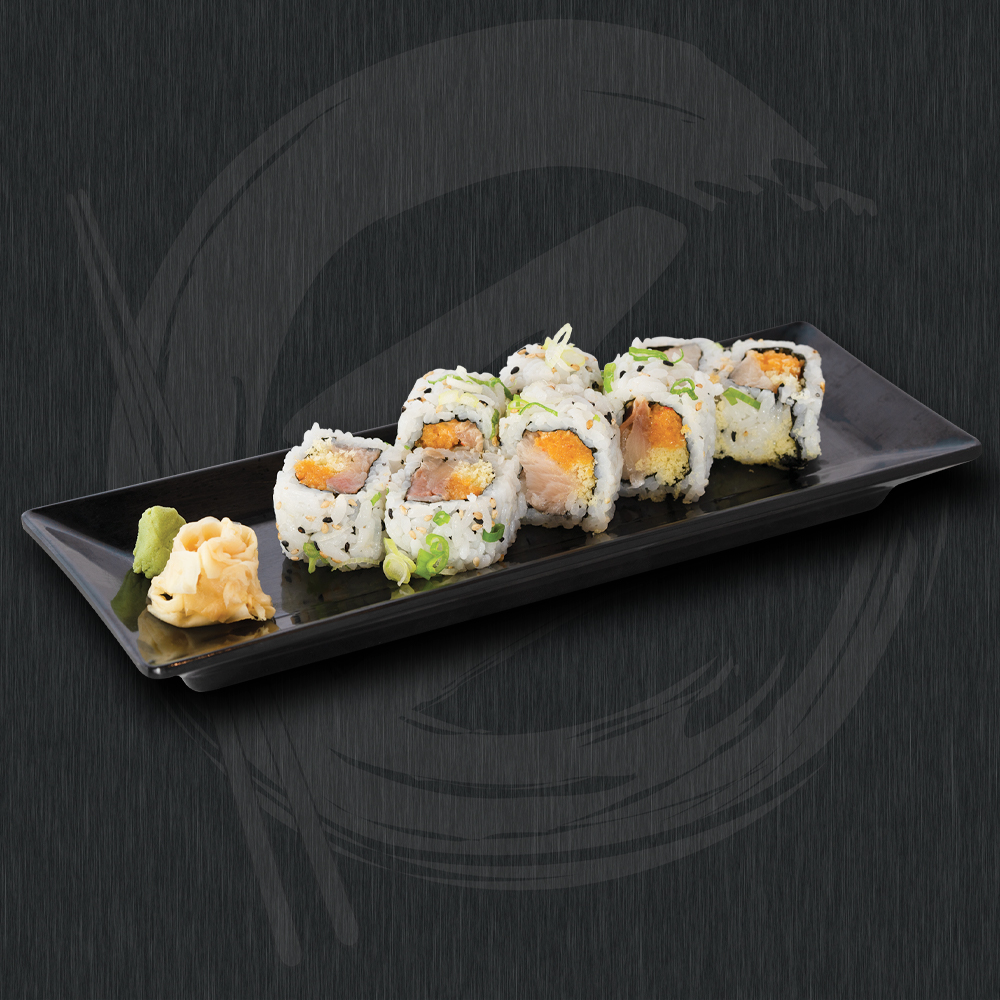 Order Crunchy Spicy Yellowtail Roll food online from Zane Japanese Eatery store, Germantown on bringmethat.com