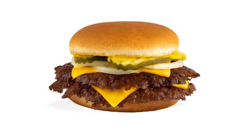 Order Freddy's Original Double with Cheese food online from Freddy Frozen Custard & Steakburgers store, Omaha on bringmethat.com