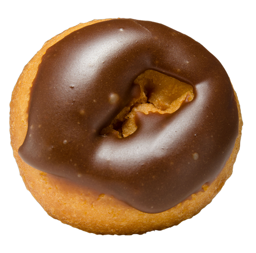 Order Chocolate Frosted Donut food online from Peace Love & Little Donuts store, Covington on bringmethat.com