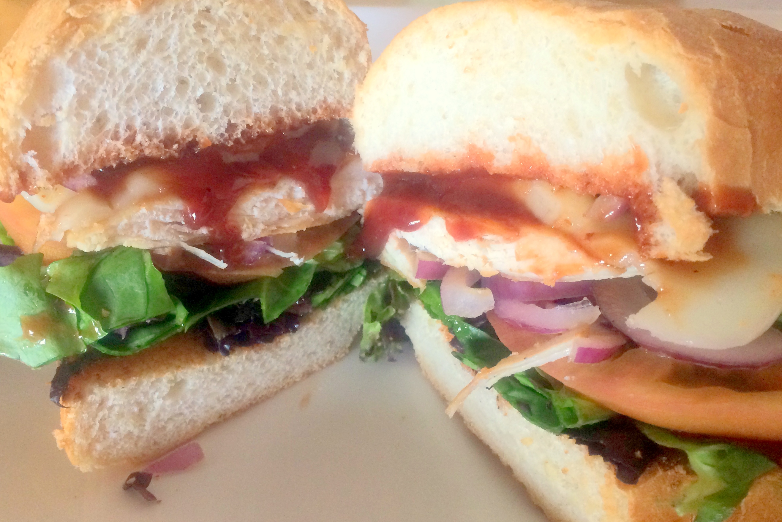 Order BBQ Chicken Sandwich food online from Leaning Tower Pizza & Pasta store, Sherman Oaks on bringmethat.com