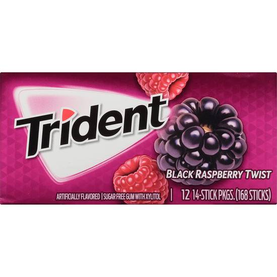 Order Trident black raspberry twist sugar free gum food online from Exxon Food Mart store, Port Huron on bringmethat.com