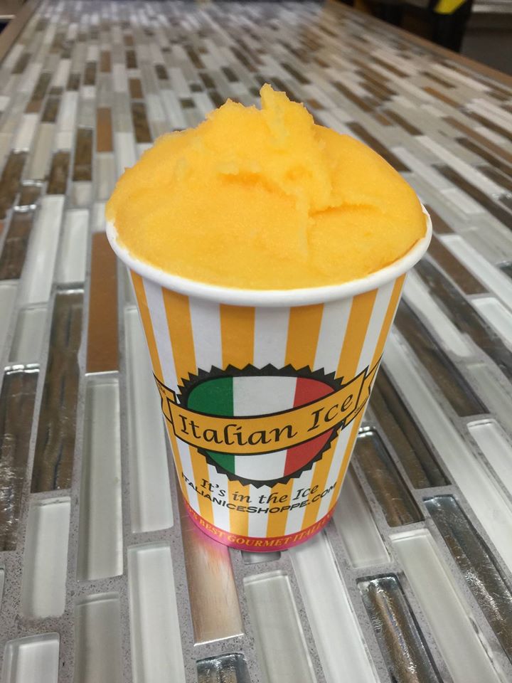 Order Mango Italian Ice food online from Italian Ice Shoppe store, Woodland Hills on bringmethat.com