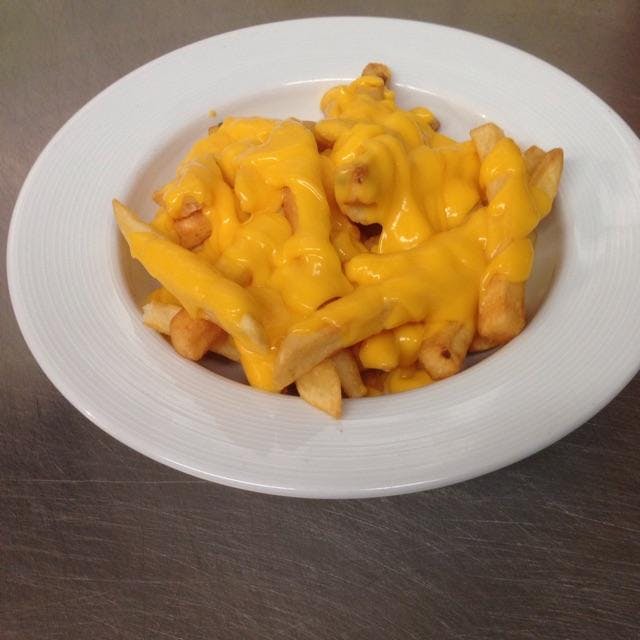 Order Cheese Fries - Small food online from Mario Cafe & Pizzeria store, East Greenville on bringmethat.com