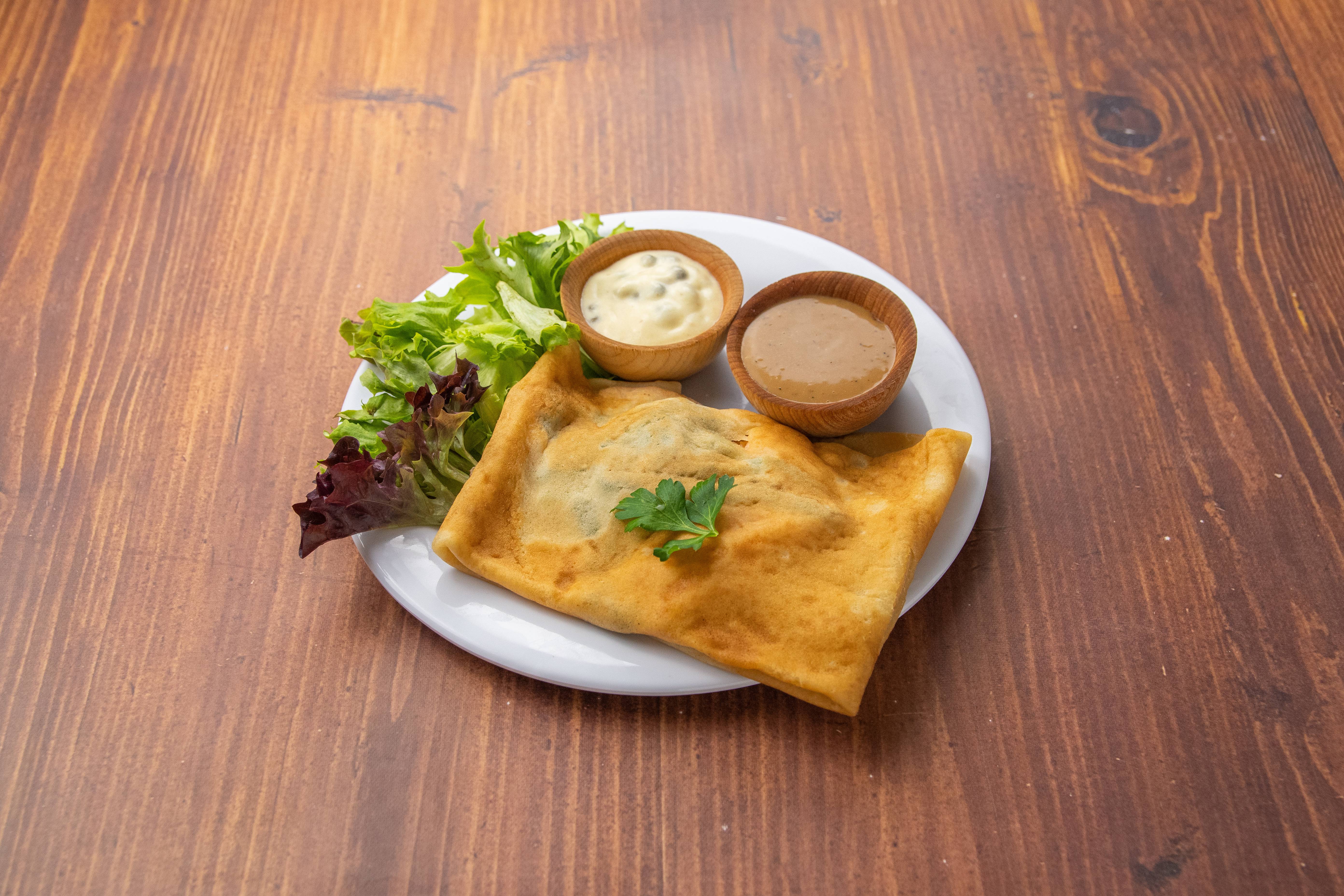 Order Salmon Cove Crepe food online from Yellow Vase store, Costa Mesa on bringmethat.com