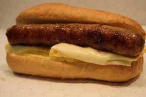 Order HOT SAUSAGE EGG AND CHEESE ON ROLL food online from Millers Country Kitchen store, Middletown on bringmethat.com