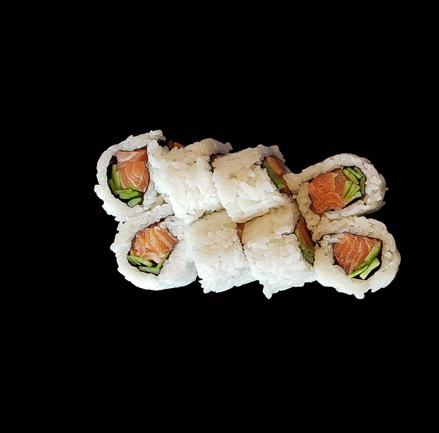 Order Salmon Cut Roll food online from Nonstop Sushi & Sake Bar store, Santa Monica on bringmethat.com