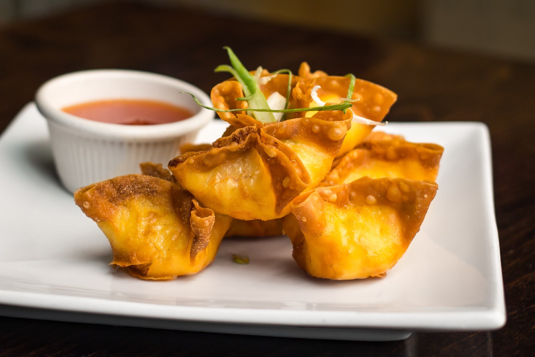Order Stuffed Crab Rangoon food online from Spice bowl by new york ayurveda store, New York on bringmethat.com