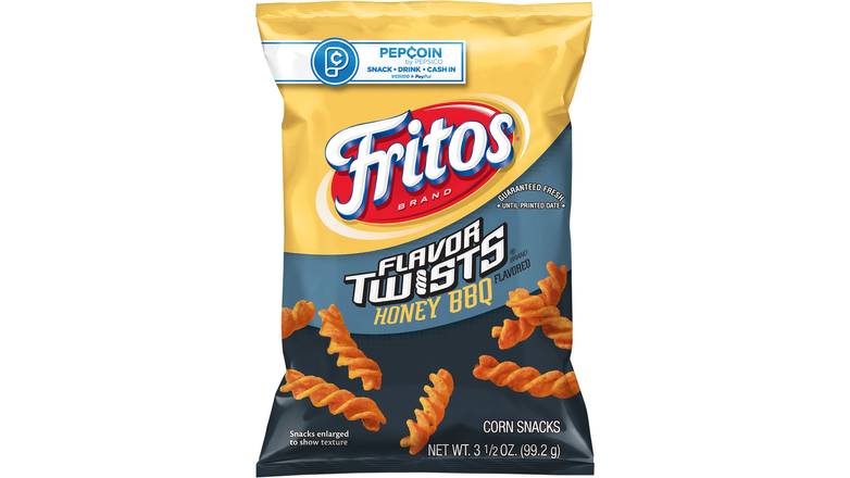 Order Fritos Twists Honey Bbq Flavored Corn Chips food online from Red Roof Market store, Lafollette on bringmethat.com