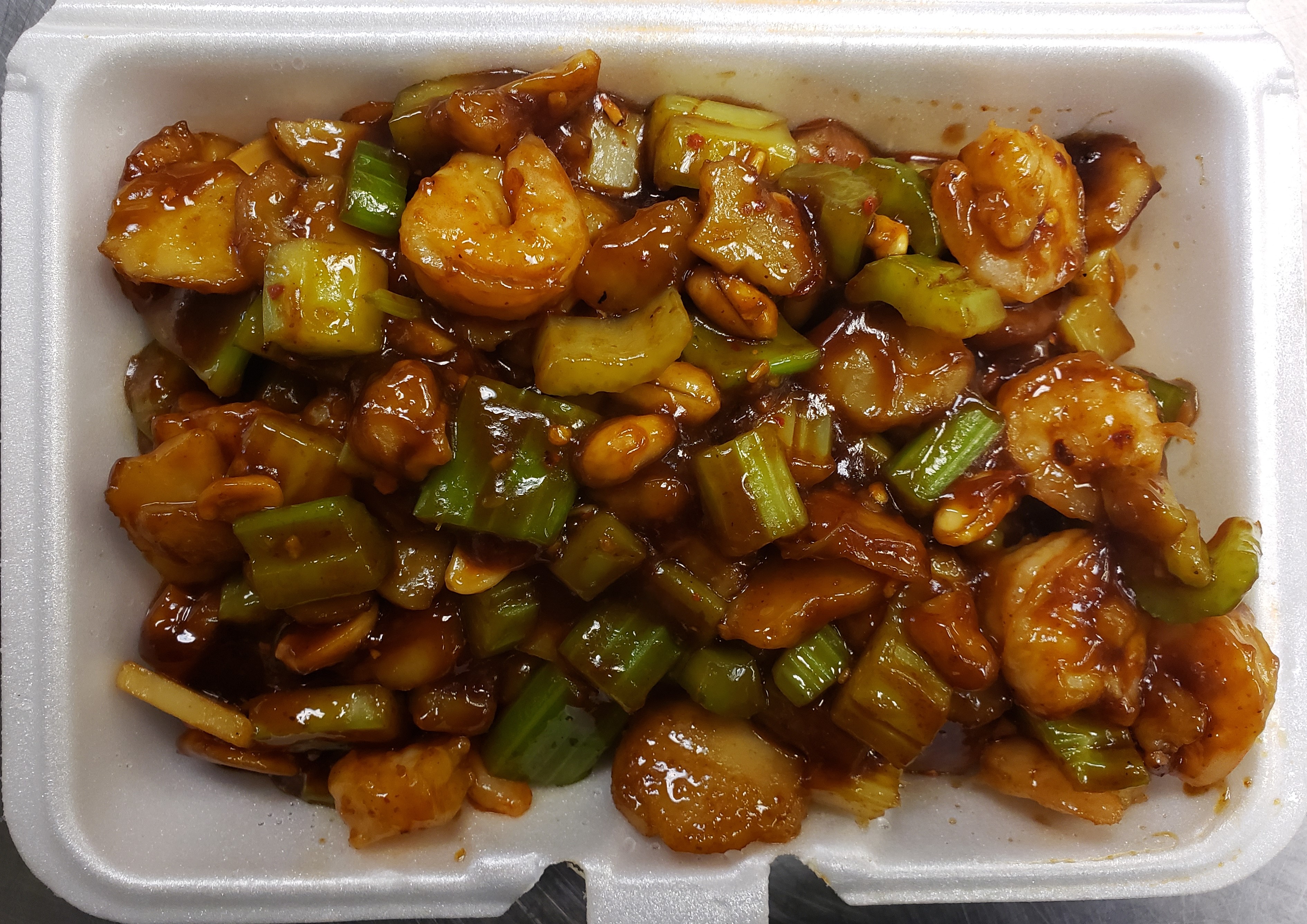 Order L32. Kung Pao Shrimp Lunch food online from Golden Pearl store, Salt Lake City on bringmethat.com