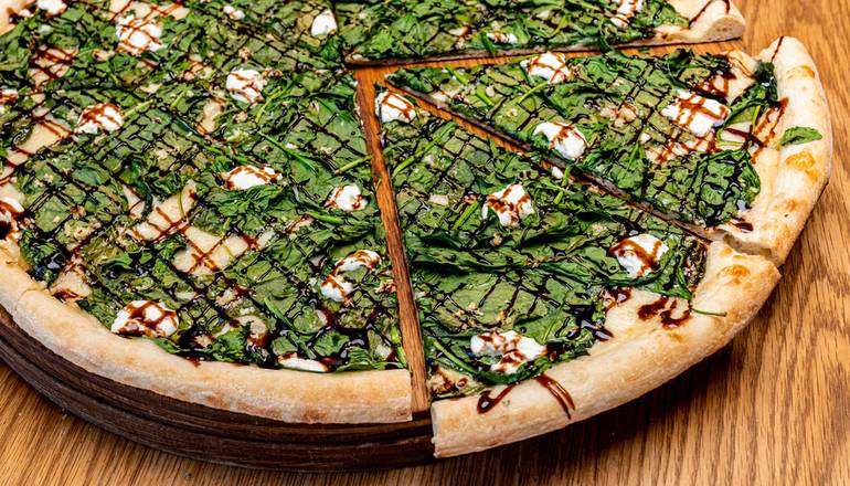 Order Smoky Greens Pie food online from Mr. Moto Pizza store, San Diego on bringmethat.com