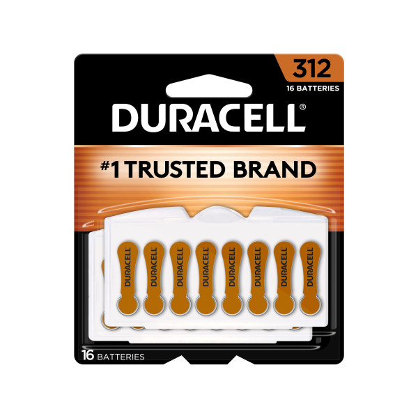 Order Duracell Hearing Aid Batteries - Size 312, 16 pk food online from Rite Aid store, MILLER PLACE on bringmethat.com