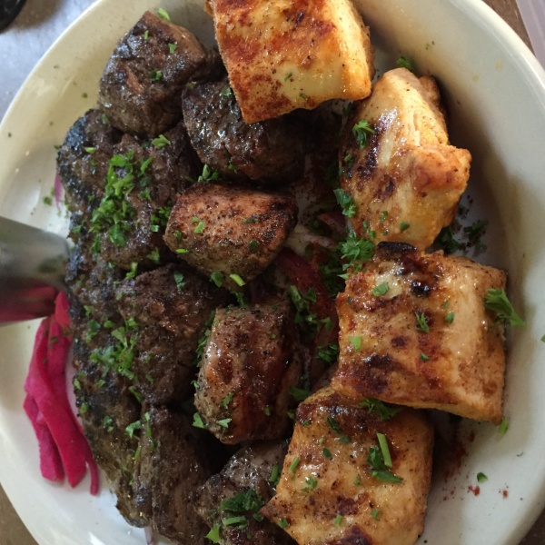 Order Kabob Feast food online from Micho'z Fresh Lebanese Grill store, San Diego on bringmethat.com